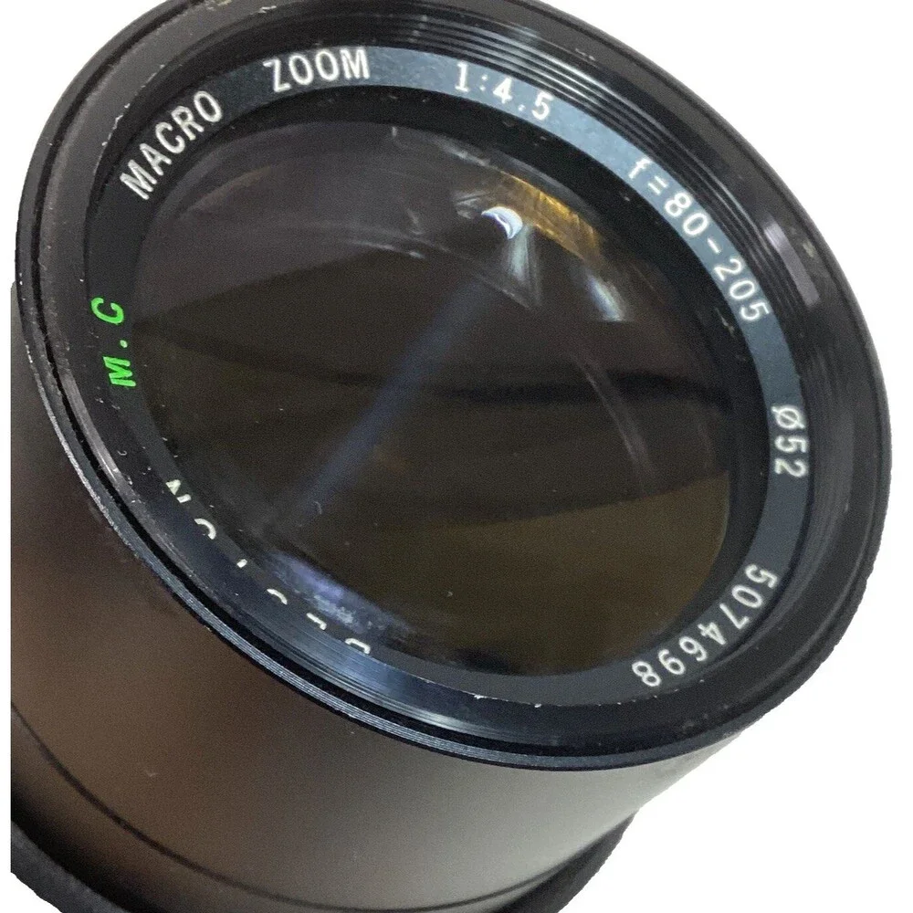 Beston Macro Zoom Lens - Black - f = 80-205 - f.4.5 - Lens Cap